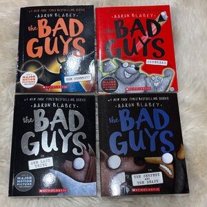 Scholastic The Bad Guys Series - Red, Black, Blue Covers